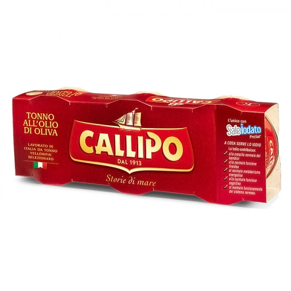 Callipo | Tonno all Olio d' Oliva  | 3 x 80 g