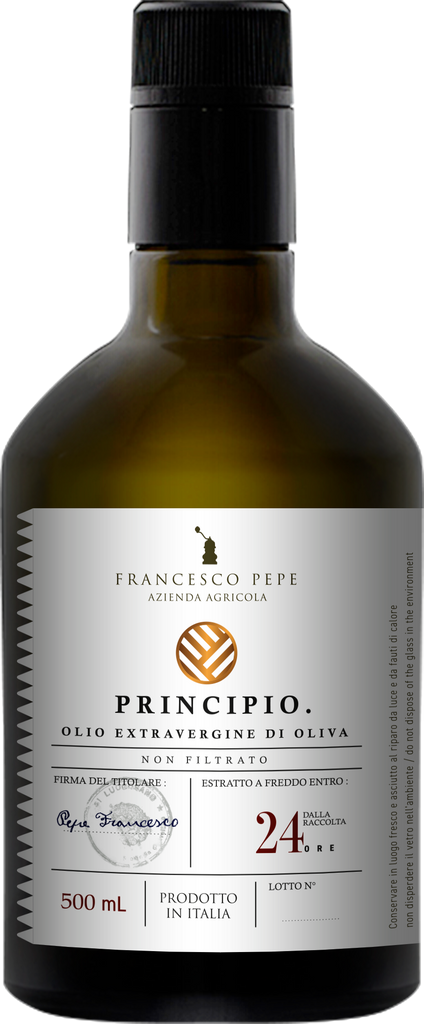 Francesco Pepe | PRINCIPIO | OLIO EXTRAVERGINE DI OLIVA | 500ml