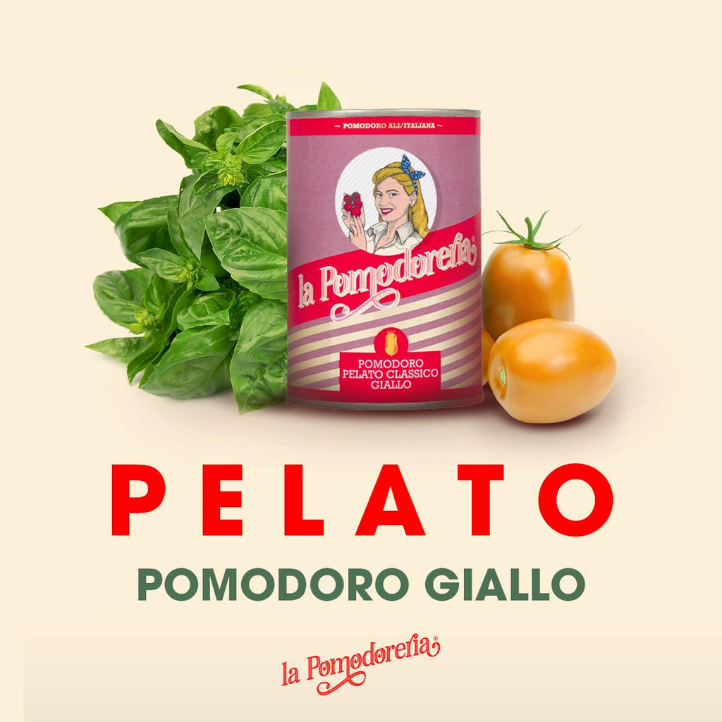 La Pomodoreria | Pomodoro Pelato Classico Giallo | Barattolo da 500g